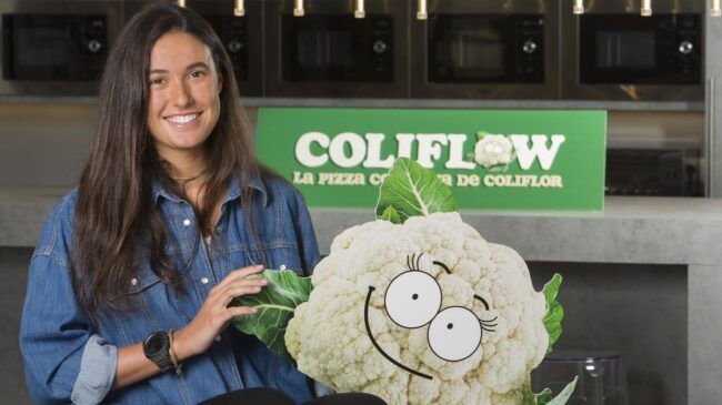 Coliflow, la marca de pizzas de coliflor de Alba Sánchez-Vicario, eleva sus ventas hasta un 46%