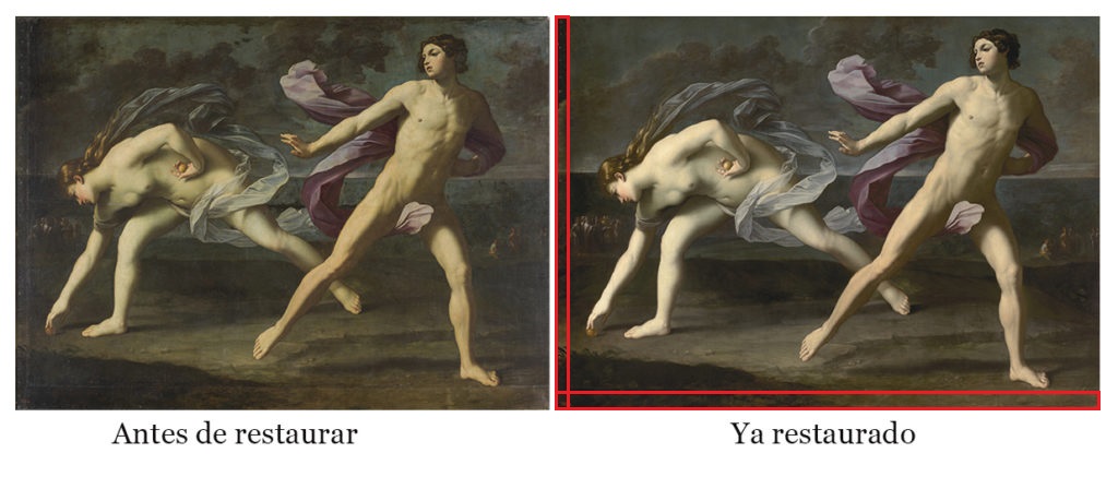 Un guido reni restaurado, recuperado y reenmarcado