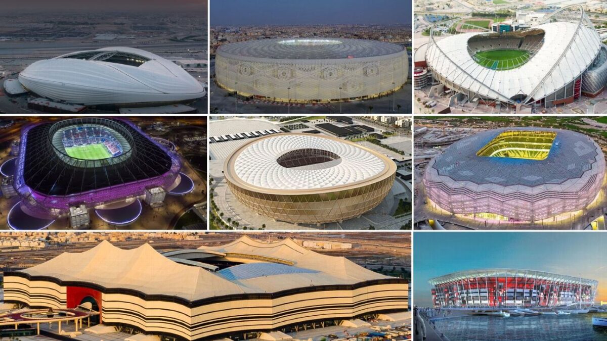 Estos son los estadios que albergarán la Copa del Mundo