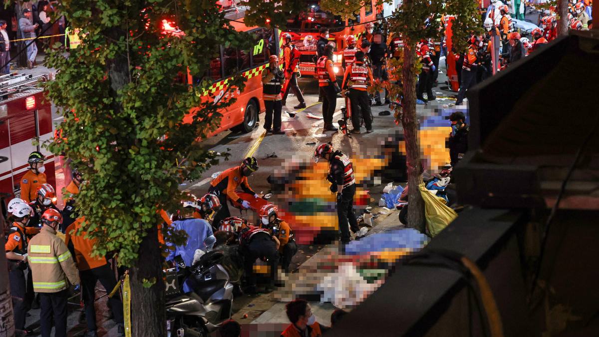 Tragedia en Corea del Sur: al menos 146 muertos tras una estampida en una fiesta