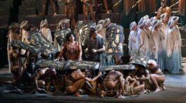 El Teatro Real vuelve a sus orígenes con 'Aída' en presencia de los Reyes