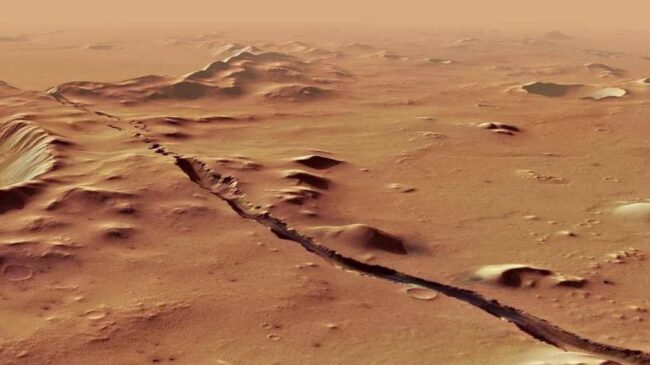 El impacto de meteoritos en Marte revela cómo es la corteza marciana