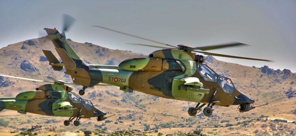 Helicópteros Tigre de las Famet.
