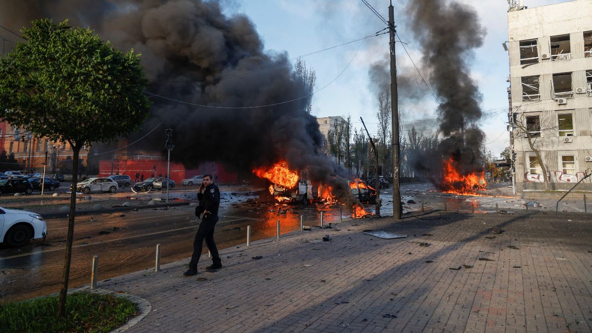 El bombardeo de Rusia en Kiev, en imágenes