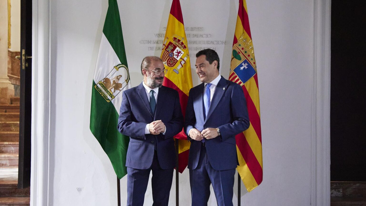 Moreno y Lambán piden al Gobierno que  reforme el modelo de financiación autonómica