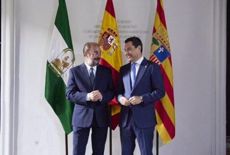 Moreno y Lambán piden al Gobierno que  reforme el modelo de financiación autonómica