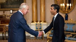 Rishi Sunak, nuevo primer ministro de Reino Unido tras su encuentro con Carlos III