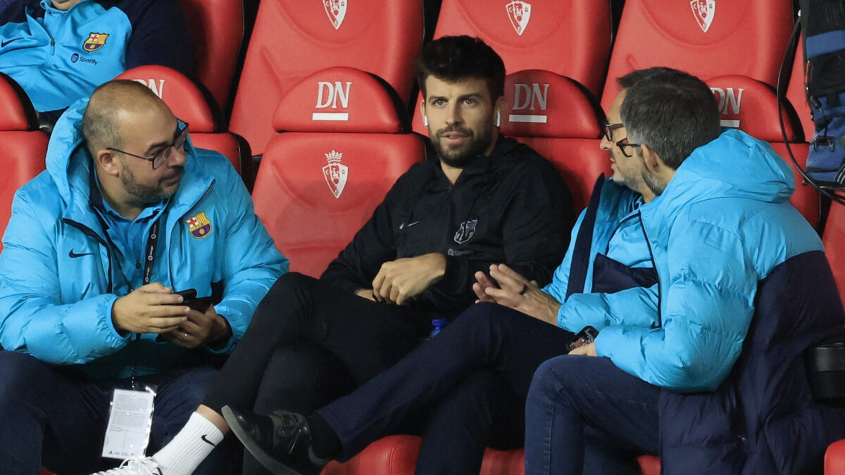 Gerard Piqué, expulsado en su último encuentro como futbolista