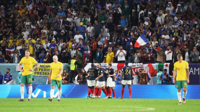 Francia golea a Australia y presenta su candidatura al Mundial de Qatar