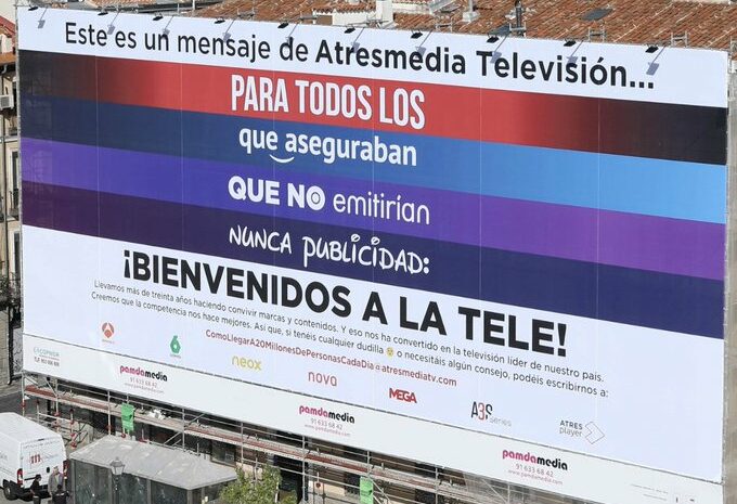 El zasca de Atresmedia a las plataformas que han incorporado anuncios: «¡Bienvenidos a la tele!»