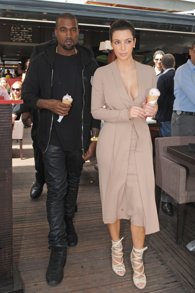 Kanye West y Kim Kardashian en una imagen de archivo. Gtres