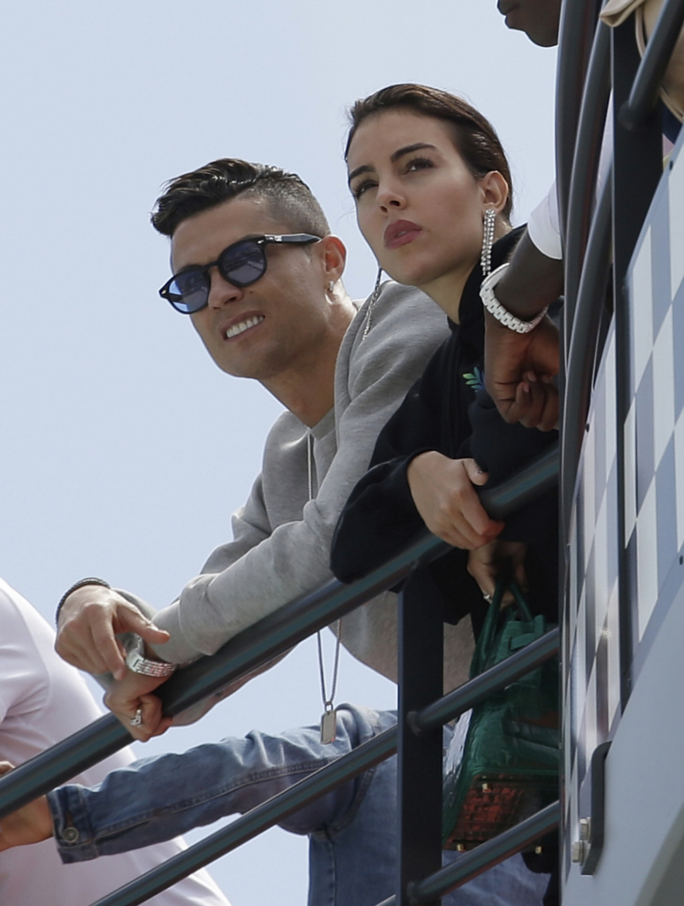 Cristiano Ronaldo junto a Georgina Rodríguez. Gtres