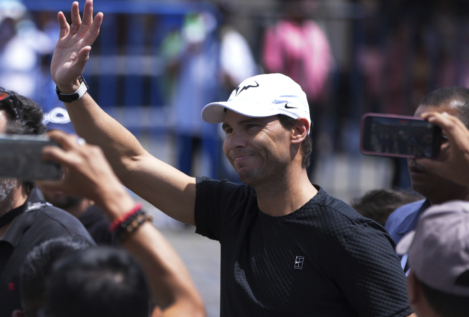 El tenista Rafa Nadal levanta pasiones en su visita a Quito (Ecuador)
