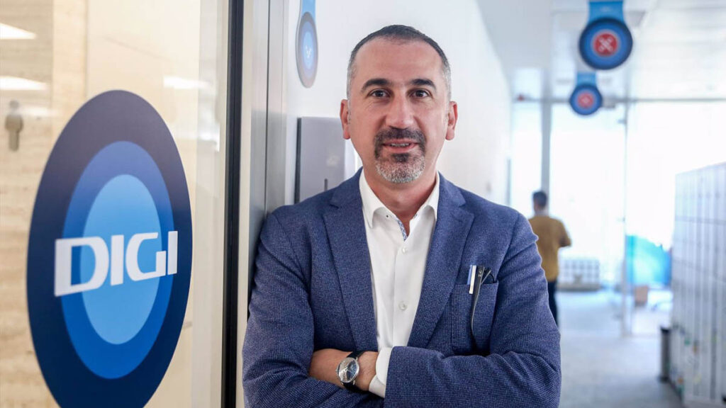 El CEO de Digi, Marius Varzaru, una de las empresas que negocia con fondos de inversión para ceder parte de su red de fibra.