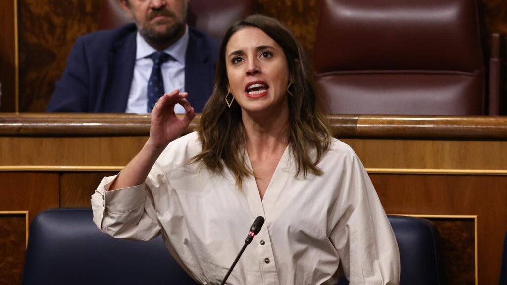 La ministra de Igualdad y número dos de Podemos, Irene Montero
