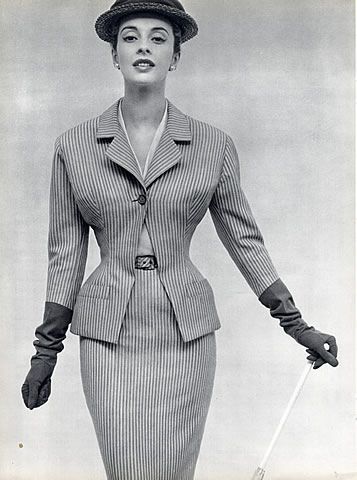 Chanel Dior Suits 1959  Moda de 1950, Moda de época, Moda