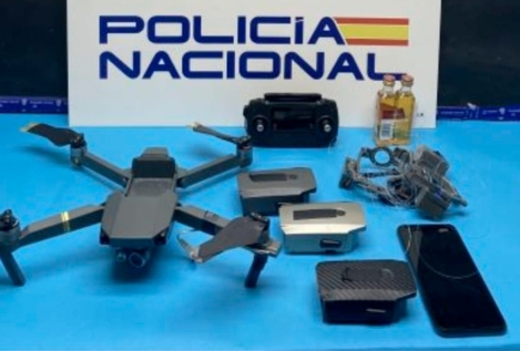 Interior ultima un plan para 'neutralizar' los drones que cuelan drogas y móviles en prisión