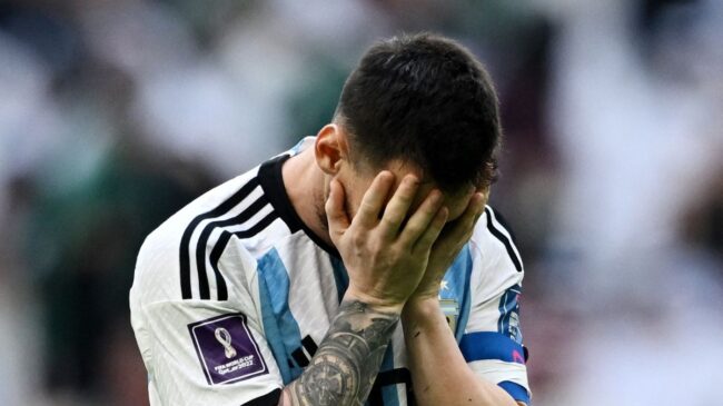 Ridículo de Argentina en el Mundial de Qatar: pierde contra Arabia Saudí en su debut