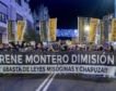 La manifestación feminista con ministras del PSOE acaba con gritos de «Montero, dimisión»