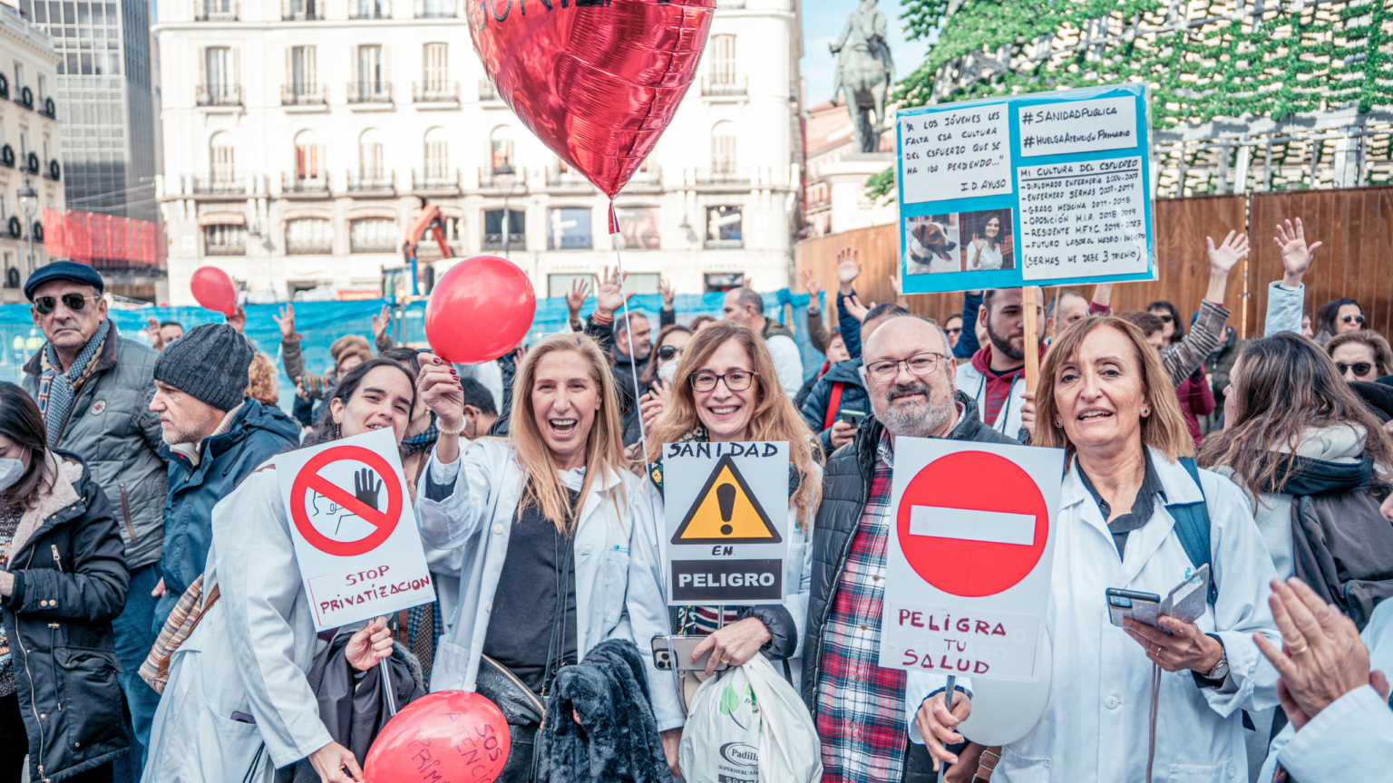Los sanitarios deciden parar temporalmente la huelga de Atención Primaria en Madrid