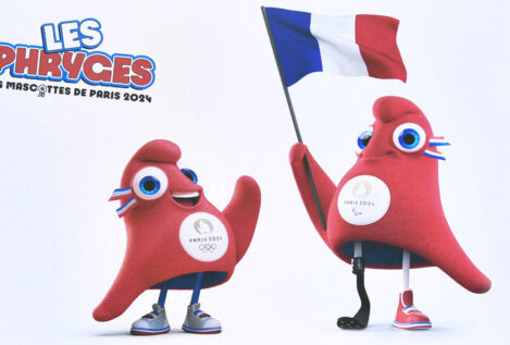 El gorro frigio, mascota de los Juegos Olímpicos de París 2024