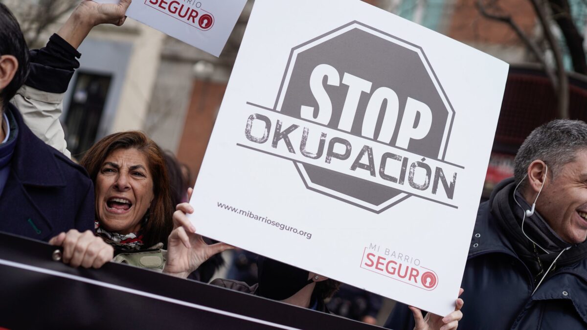 El PP lleva al Congreso una moción para  desalojar a ‘okupas’ en 24 horas y elevar las penas de cárcel hasta tres años