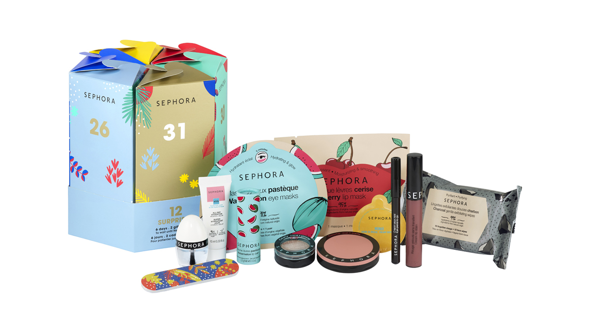 Calendario con seis regalos para después de Navidad de Sephora. PVP: 24.99€