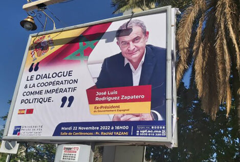 Marruecos publicita en las calles la próxima visita de Zapatero tras el giro en el Sáhara