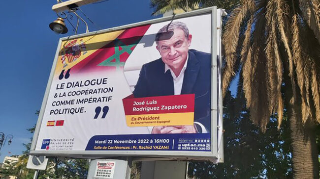 Marruecos publicita en las calles la próxima visita de Zapatero tras el giro en el Sáhara