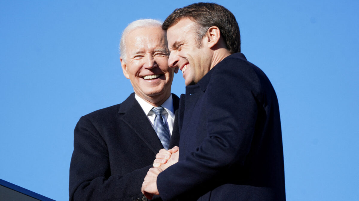 Macron inicia su visita a EEUU con críticas a los subsidios impulsados por Biden