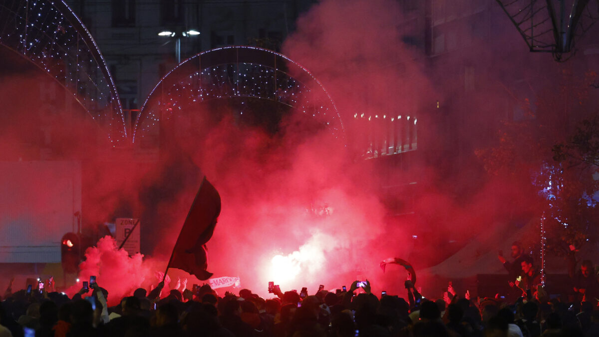 La celebración por el triunfo Marruecos acaba con decenas de detenidos en Bélgica y Holanda