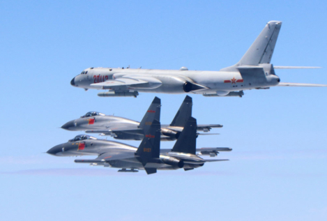 China envía un número récord de bombarderos nucleares a la zona de defensa aérea de Taiwán