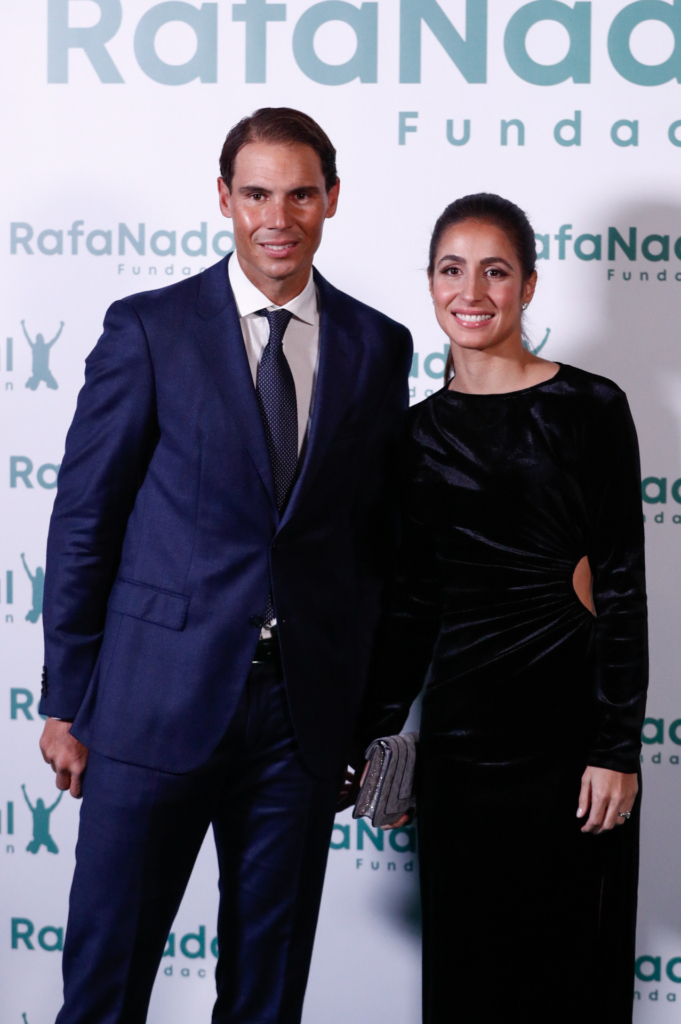 Rafa Nadal y Mery Perelló en un photocall. Gtres