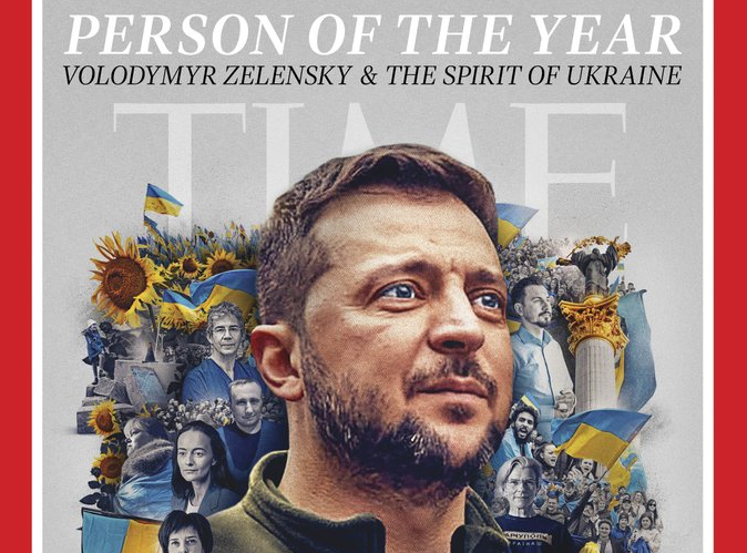 La revista 'TIME' elige a Zelenski y al "espíritu de Ucrania" como su Persona del Año 2022