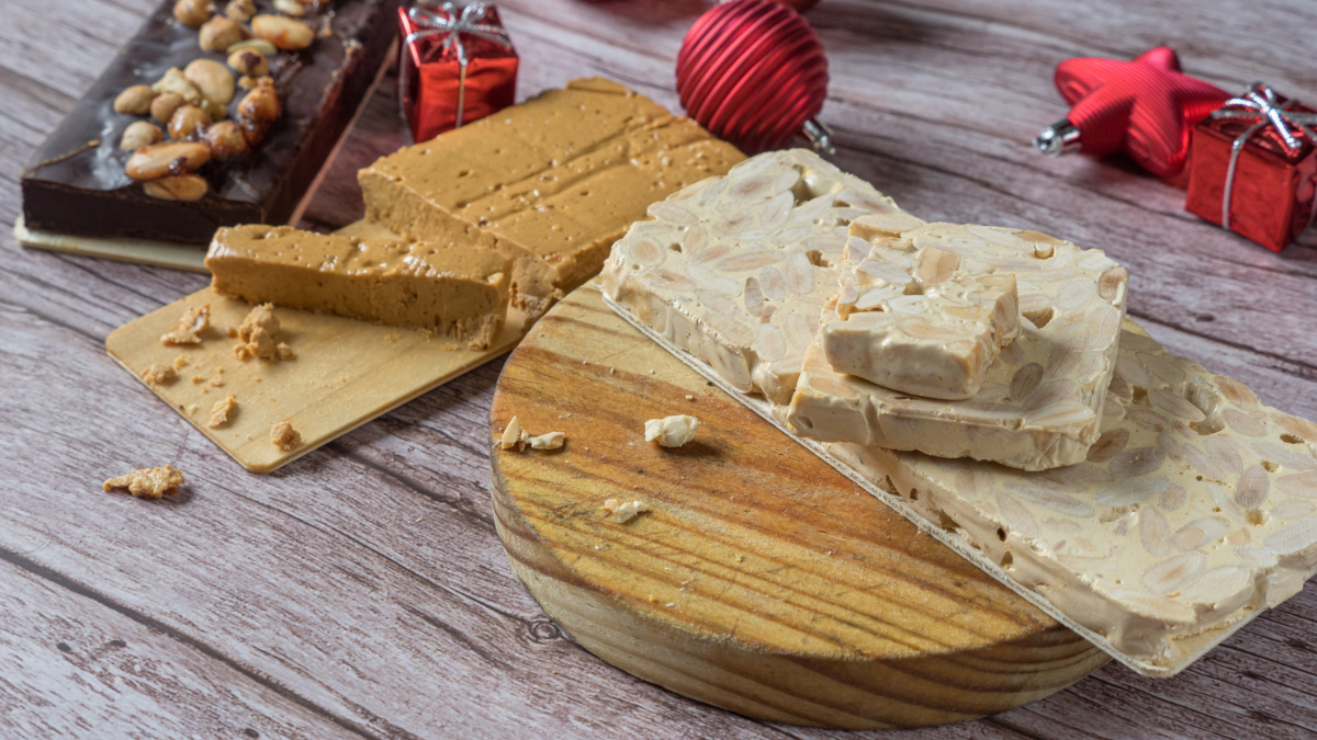 Turrones para terminar las comidas de Navidad