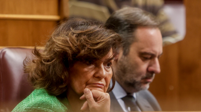 Carmen Calvo afronta una posible sanción de 600 euros por la 'ley trans'