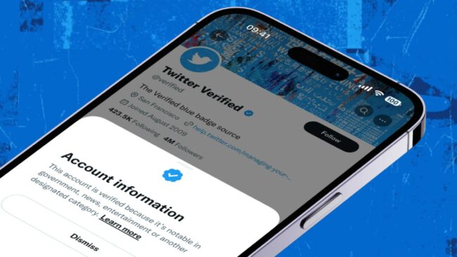 Twitter relanza su cuestionado sistema de verificación de pago "Twitter Blue"