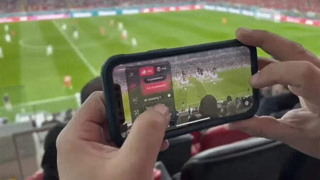 (VÍDEO) El futuro del fútbol ya está aquí: realidad aumentada para ver los partidos del Mundial de Qatar en el estadio