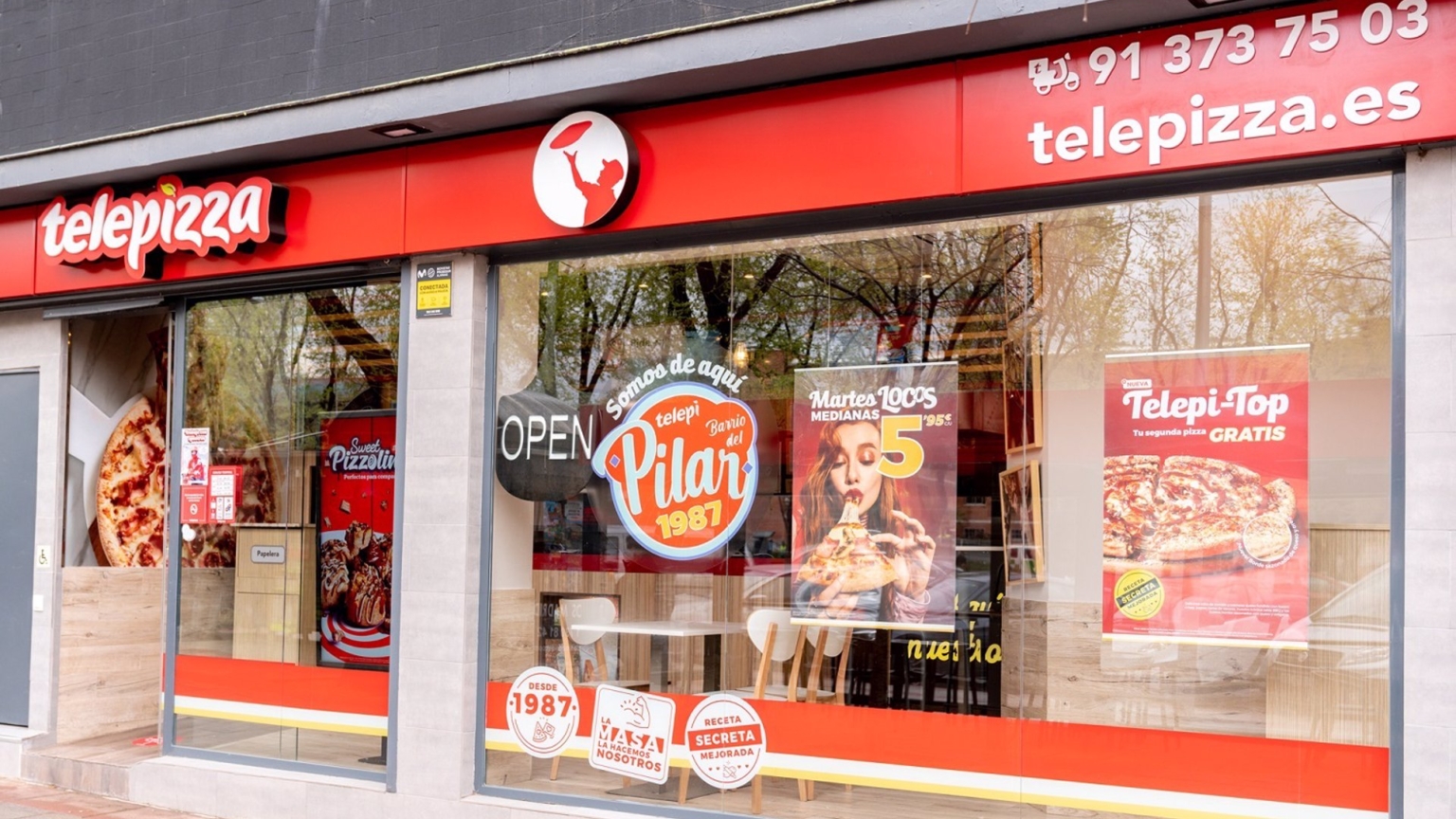 Telepizza impulsa el consumo en sus más de 700 restaurantes con ‘Pizza y Bebida Sin Fin’