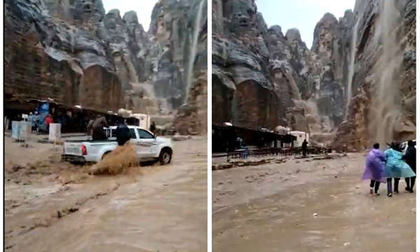 (VÍDEO) Evacuados unos 1.700 turistas de la ciudad jordana de Petra por fuertes inundaciones