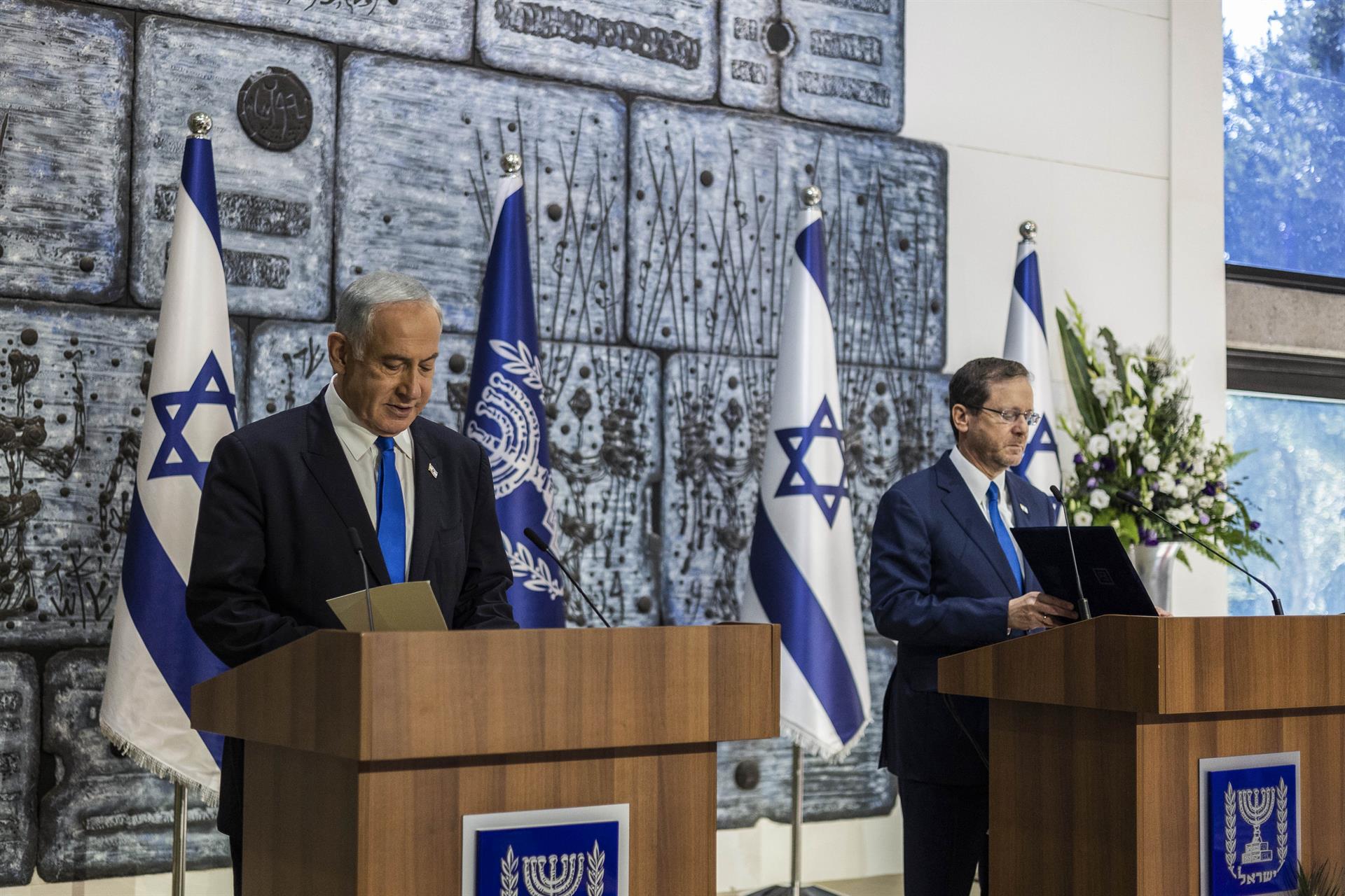 Netanyahu no logra formar Gobierno y pide al presidente de Israel una prórroga