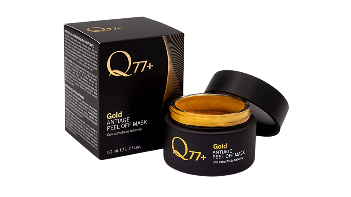 Mascarilla Gold Peel Off de Q77+. PVP: 40€ 