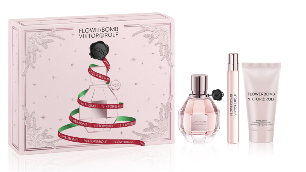 Edición navideña del perfume Flowerbomb de Victor & Rolf. PVP: 103.50€