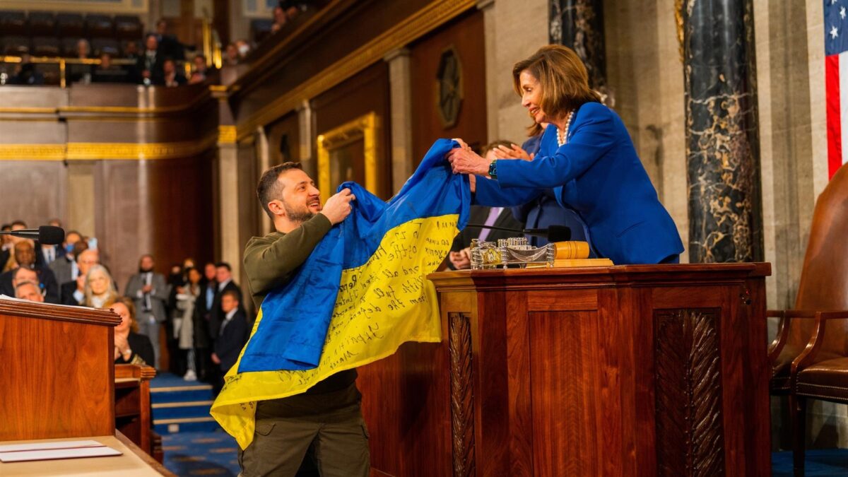 Zelenski, ante el Congreso de EEUU: «Contra todo pronóstico, Ucrania está vivita y coleando»