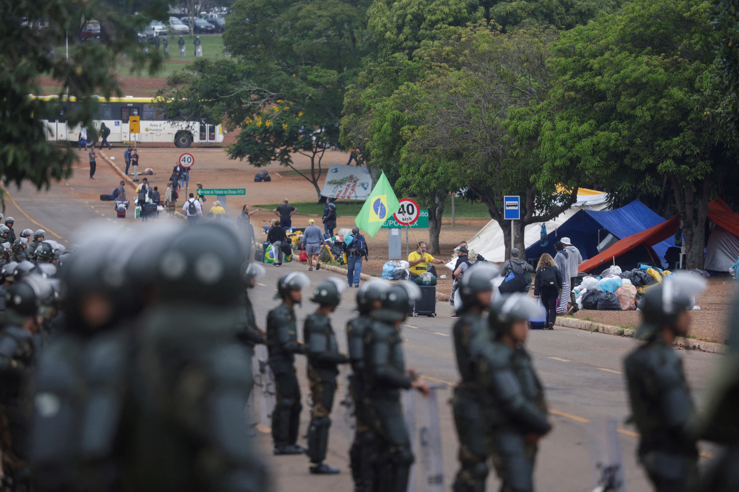 La Policía de Brasil arresta a 1.500 personas por su implicación en los asaltos a los ‘Tres Poderes’
