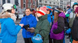 Grandvalira reúne a decenas de esquiadores en pleno centro de Madrid