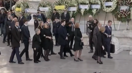 La familia real al completo se reúne por primera vez en años en el funeral de Constantino de Grecia