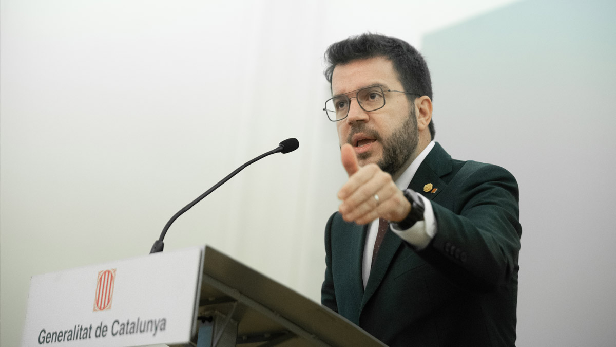Aragonès insiste en un acuerdo transparente para «establecer las bases» para un referéndum