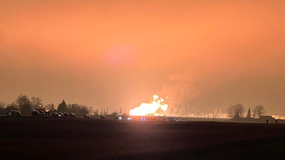 Una explosión daña un tramo del gasoducto Amber Grid en Lituania