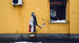 La Fiscalía de Ucrania celebra haber frustrado el intento de robo de una obra de Banksy